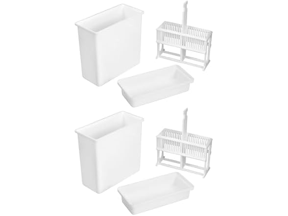 QWORK Microscope Slides Staining Jar