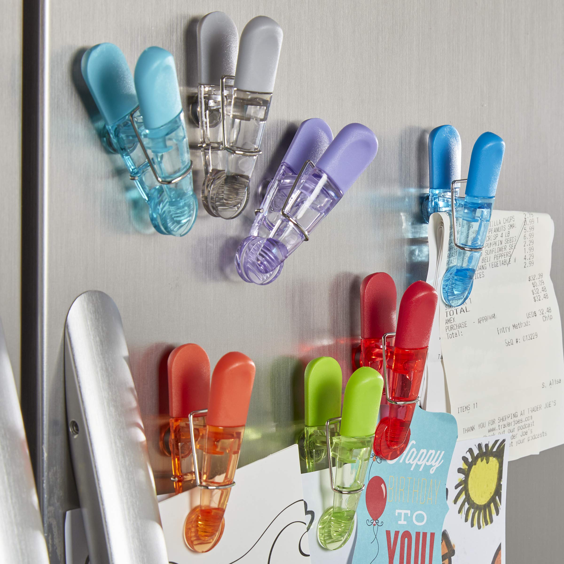 Set of 7 Magnetic Multipurpose Bag Clips - Gallery 13