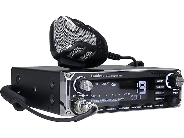 thumbnail image 2 of Uniden BearTracker 885 Hybrid CB Radio With Digital Police Scanner, GPS & Antenna 2 of 3