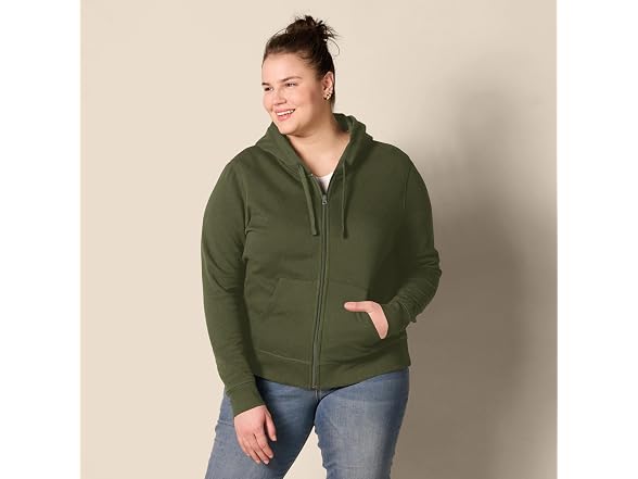 Amazon Essentials Women Fleece Full-zip Hoodie