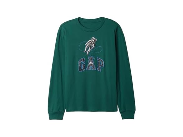 GAP Boys Long Sleeve Logo Tee