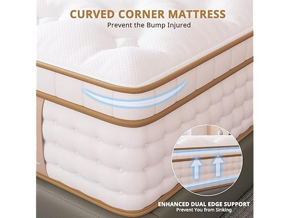BedStory 12" Hybrid Queen Mattress in a