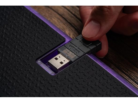 8BitDo All-Button Arcade Purple Signature Edition Controller