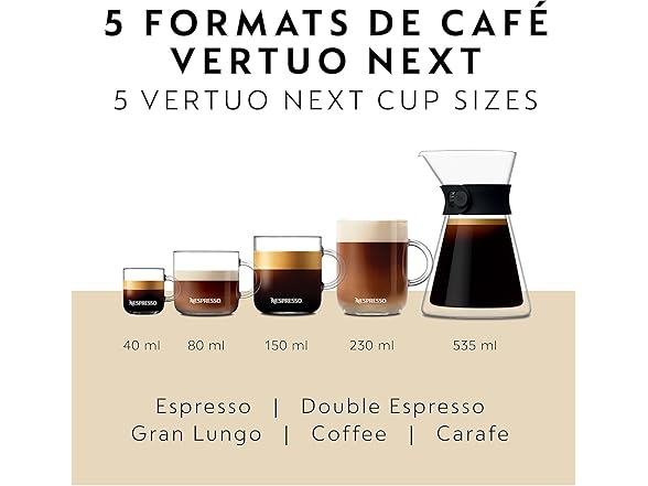 Nespresso Vertuo Next Coffee and Espresso Machine by Breville (S&D)