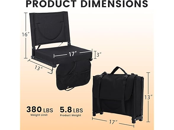 KROFEM Heated Stadium Seats | 1 & 2 Packs