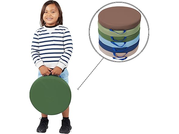 15 inch Round Classroom Floor Cushions
