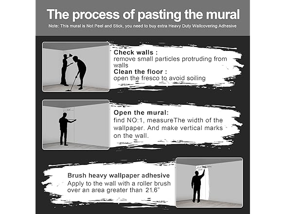 Black Peony Floral Wallpaper 108x75