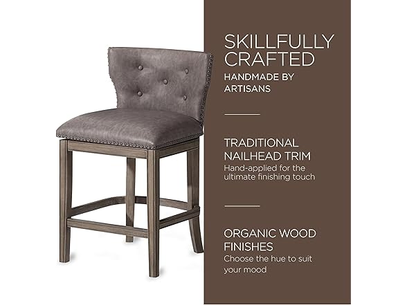 Maven Lane Hugo Counter 26" Stool