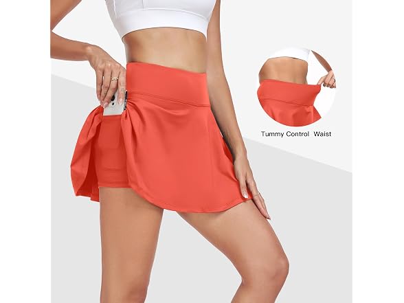 Ggov Women (XL) Flowy Tennis Golf Skirts Skirts