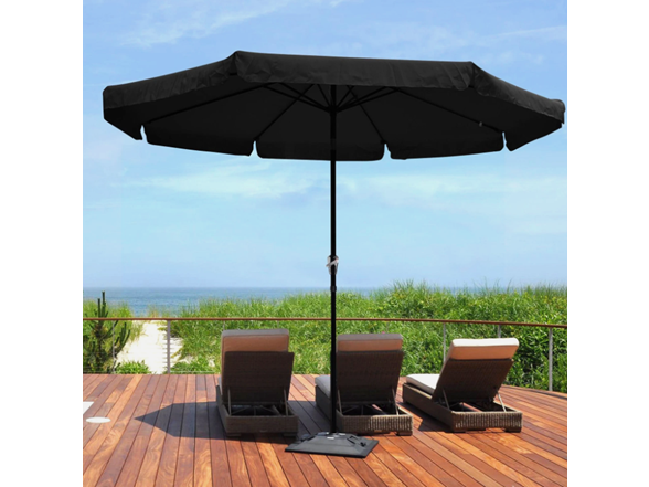 Yescom 10‘ 8 Rib Patio Umbrella Market Crank Tilt