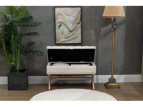 YardGo 35" Storage Bench, X-Legs