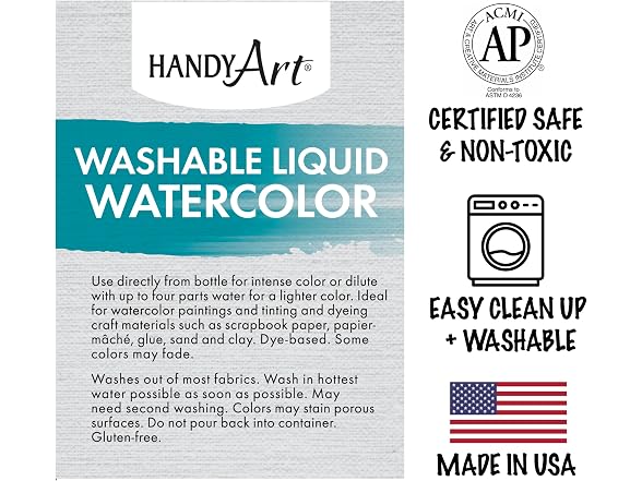 Handy Art Washable Liquid Watercolor Violet