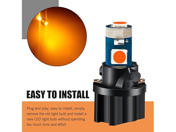 Arwrilt T5 LED Bulb Dash Lights 20pc