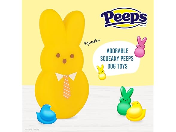 Peeps for Pets 3 Piece Dress-Up Bunnies