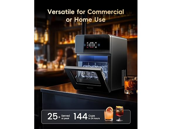 ecozy 2in Sphere Clear Ice Ball Machine