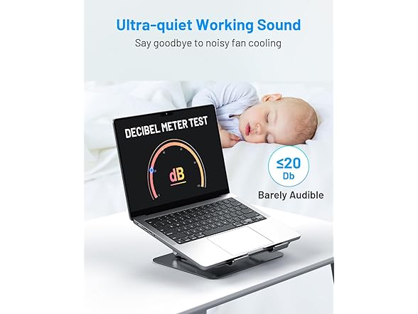 Laptop Cooling Pad with Detachable Fan & Cooler