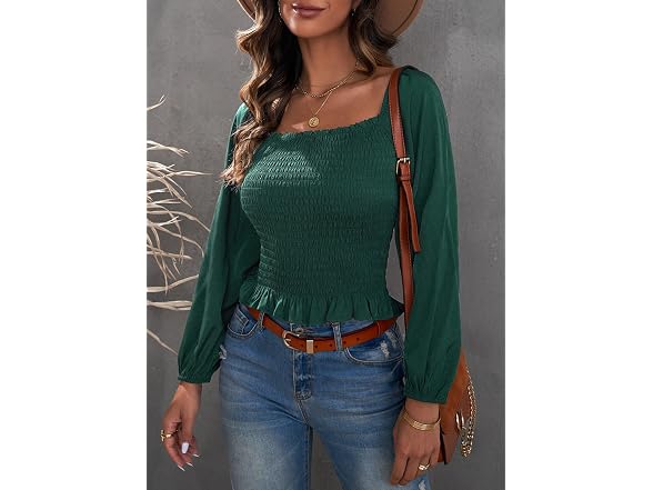 Evaless Women (L) Spring Clothes Trendy Long Shirt