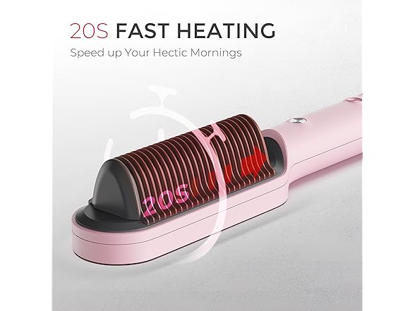 TYMO Ring Hair Straightener Comb Straightening Brush