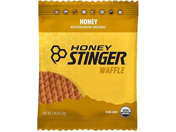 16PK Honey Stinger Organic Honey Waffle