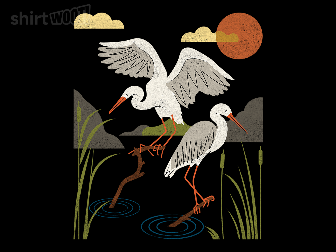 Herons Resting on the Lagoon - Gallery 9