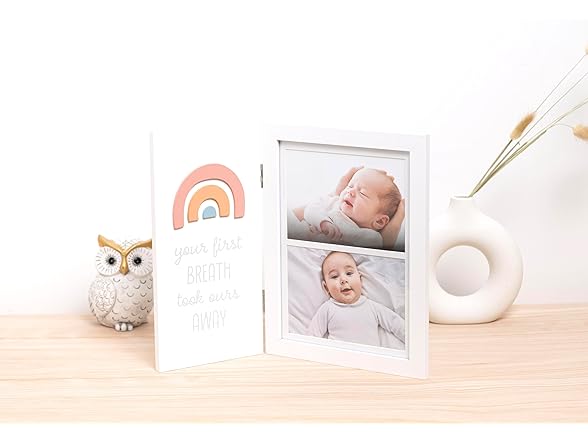 Little Blossoms Rainbow Baby Photo Frame