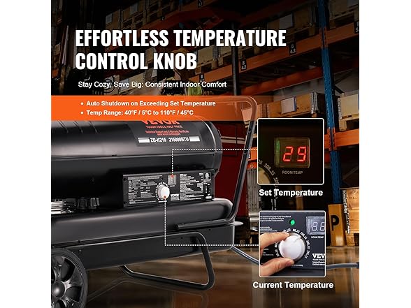  VEVOR Kerosene Forced Air Heater