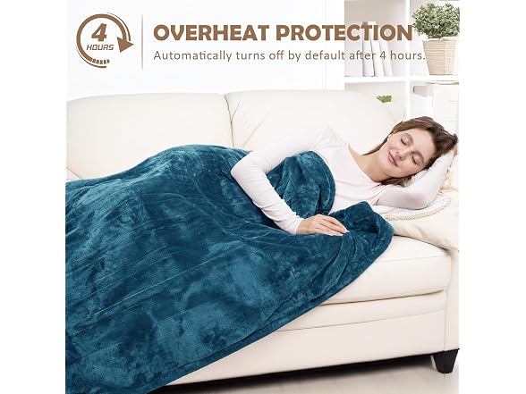 HOW'S MY HOUSE Heated Blanket 62" x 84"