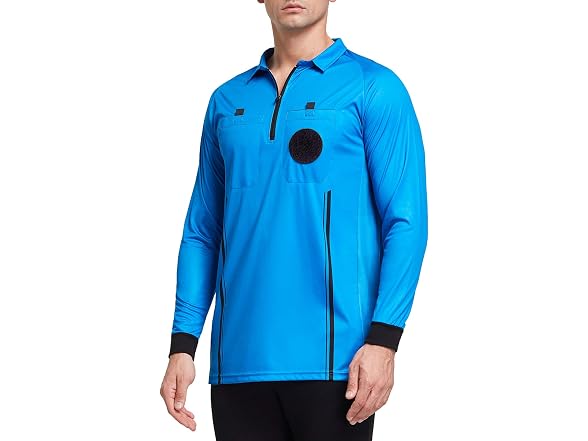 FitsT4 Sports Men (L) Pro Soccer Referee Ref Shirt