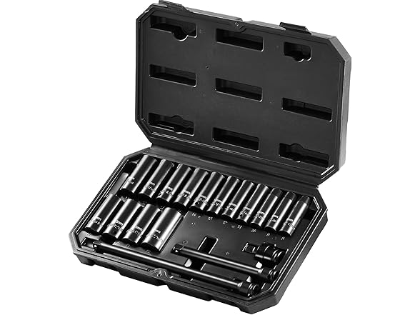 VEVOR 18pc Drive Impact Socket Set 3/8"