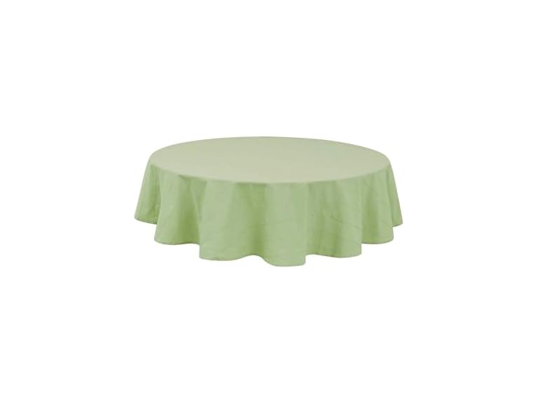 IZOD - Round Tablecloth, (Chadwick Laurel, 70")