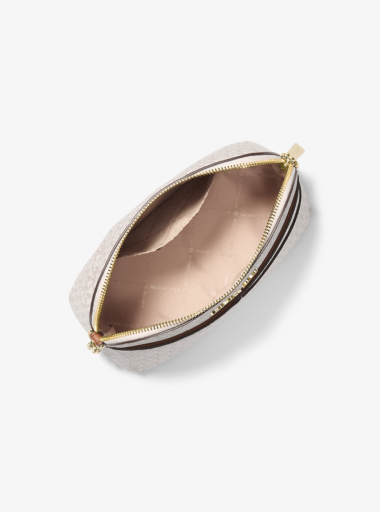 Jet Set Travel Medium Logo Dome Crossbody Bag - Gallery 4