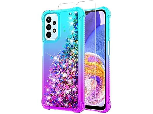 YZOK for Galaxy A23 Case with HD Screen