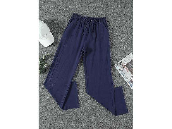 Acelitt Women (M) Spring Fashion Straight Trousers