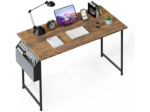 YSSOA Small Space Writing Desk with Headphone Hooks