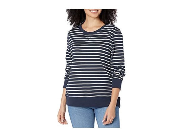 Navy White Stripe