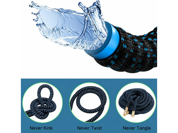 Expandable Garden Hose w/ Spray Nozzle - Gallery 3