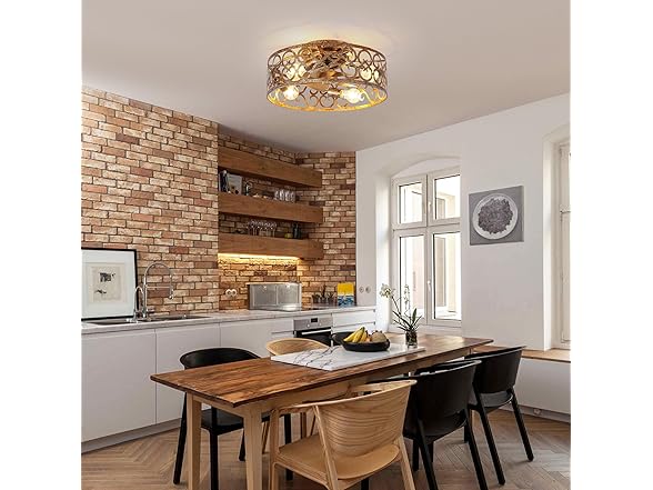 Parrot Uncle BBF3008 Small Farmhouse Low Profile Ceiling