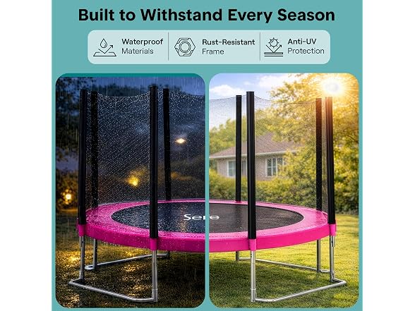 SereneLife 10 ft Outdoor Trampoline