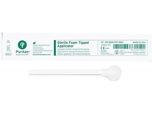 Puritan Medical 5" Sterile Round Foam Swab