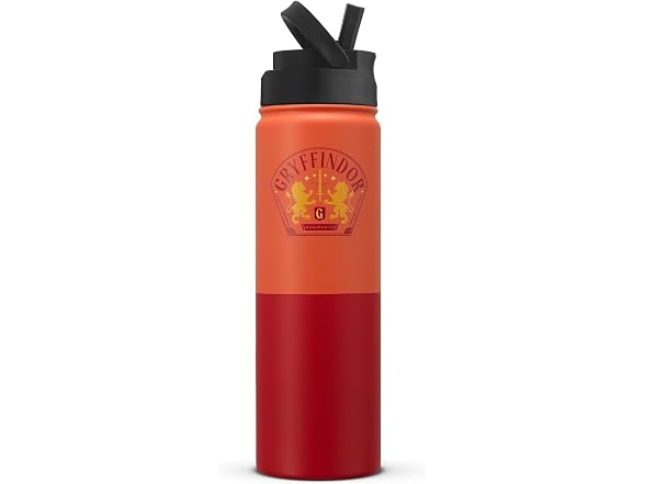 JoyJolt Harry Potter Gryffindor Stainless Steel Water Bottle 