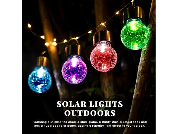 24 Pack Solar Outdoor Lights