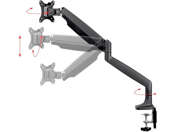 Monoprice Single Monitor Adjustable Gas Spring Desk Mount