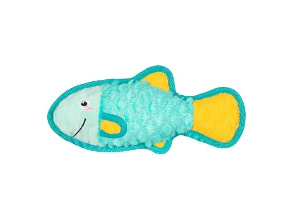 Fringe Studio Fish You the Best Durable Plush Dog Toy