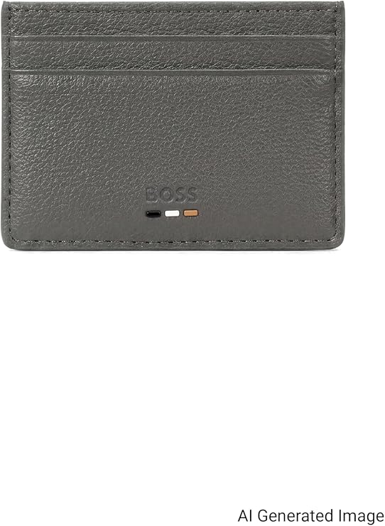 BOSS, Ray Small Logo Card Holder, grey tint, One Size - Gallery 2