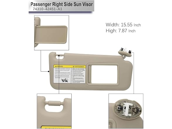 Driver Left Passenger Right Side Sun