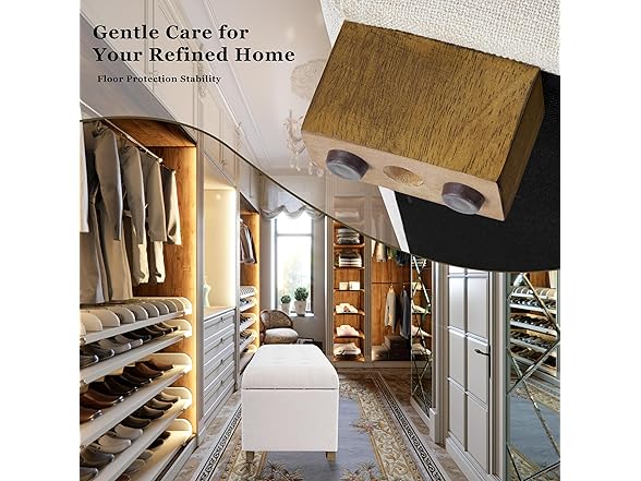 Spatial Order Large Tufted Storage Bench