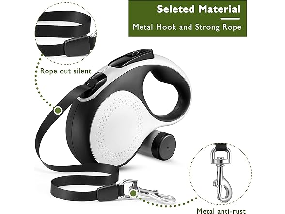 LMVVC Retractable Dog Leash