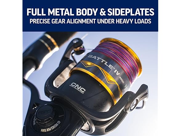 PENN 6'6" Battle IV Fishing Rod and Reel Combo