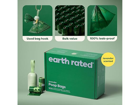 Earth Rated Dog Poop Bag Holder, Durable