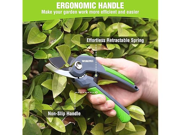 WORKPRO 8.5 Bypass Pruning Shear